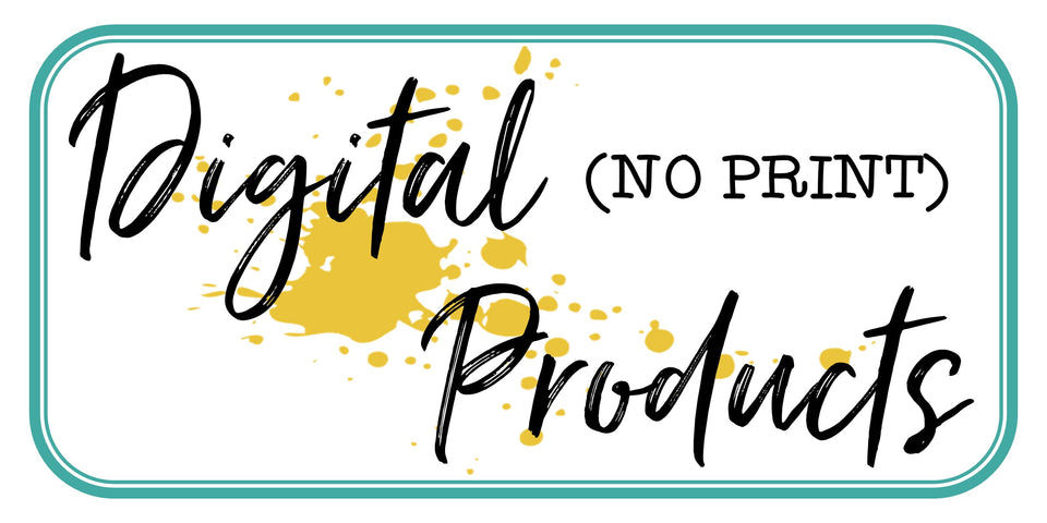 All Digital (No Print) Products