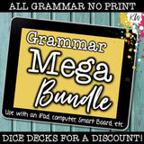 NO PRINT Speech Therapy Grammar BUNDLE