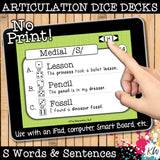 NO PRINT Articulation Speech Therapy Bundle (17 digital articulation games)