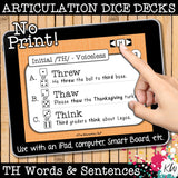 NO PRINT Articulation Speech Therapy Bundle (17 digital articulation games)