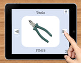 NO PRINT Tools Vocabulary Flashcards