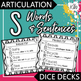 Articulation DICE DECKS Mega Bundle (17 Articulation Speech Therapy Games)