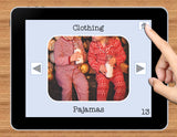 NO PRINT Clothing Vocabulary Flashcards