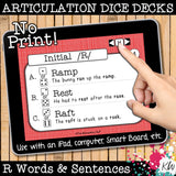 NO PRINT Articulation Speech Therapy Bundle (17 digital articulation games)