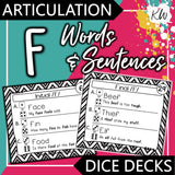 Articulation DICE DECKS Mega Bundle (17 Articulation Speech Therapy Games)