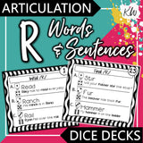 Articulation DICE DECKS Mega Bundle (17 Articulation Speech Therapy Games)