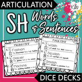 Articulation DICE DECKS Mega Bundle (17 Articulation Speech Therapy Games)