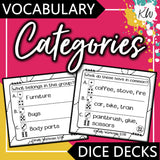 Vocabulary DICE DECKS Mega Bundle