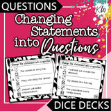 Questioning Skills DICE DECKS Mega Bundle