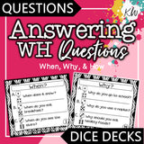 Questioning Skills DICE DECKS Mega Bundle