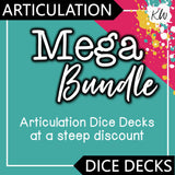 Articulation DICE DECKS Mega Bundle The Elementary SLP Materials Shop