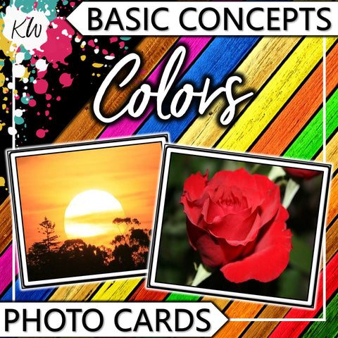 Colors PHOTO CARDS The Elementary SLP Materials Shop 