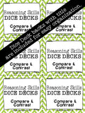 Compare and Contrast DICE DECKS The Elementary SLP Materials Shop