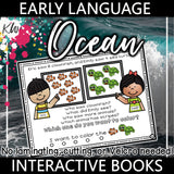 Early Language Interactive Book - Ocean The Elementary SLP Materials Shop