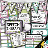 Speech Therapy Decor: Cactus Speech Room Decor The Elementary SLP Materials Shop