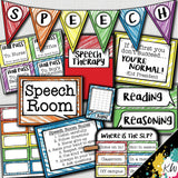 Speech Therapy Decor: Crayon Scribbles Room Decor The Elementary SLP Materials Shop