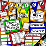 Speech Therapy Decor: Lego Speech Room Decor The Elementary SLP Materials Shop