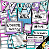 Speech Therapy Decor: Starlight Speech Room Decor The Elementary SLP Materials Shop