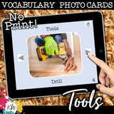 NO PRINT Tools Vocabulary Flashcards