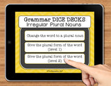 NO PRINT (Digital) Irregular Plural Nouns Game