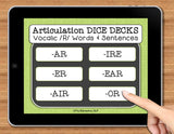 NO PRINT Speech Therapy Articulation Vocalic R Game