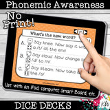 NO PRINT (Digital) Phonemic Awareness Game