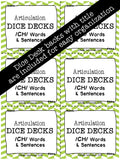 Articulation /CH/ DICE DECKS The Elementary SLP Materials Shop 
