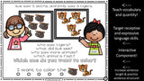 Early Language Interactive Book - Zoo Theme The Elementary SLP Materials Shop 