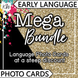 Early Language PHOTO CARDS Mega Bundle The Elementary SLP Materials Shop 