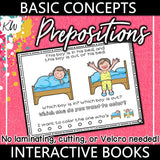 Prepositions Interactive Book The Elementary SLP Materials Shop 