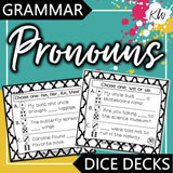 Pronouns DICE DECKS The Elementary SLP Materials Shop 