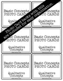 Qualitative Concepts PHOTO CARDS The Elementary SLP Materials Shop 