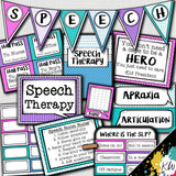 Speech Therapy Decor: Starlight Speech Room Decor The Elementary SLP Materials Shop 
