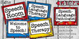 Speech Therapy Decor: Superhero Speech Room Decor The Elementary SLP Materials Shop 