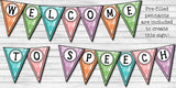 Speech Therapy Decor: Watercolor Speech Room Decor The Elementary SLP Materials Shop 