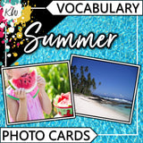 Summer PHOTO CARDS The Elementary SLP Materials Shop 