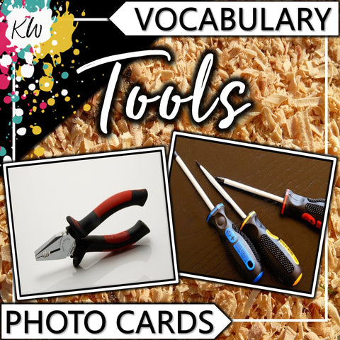 Tools PHOTO CARDS The Elementary SLP Materials Shop 