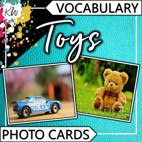 Toys PHOTO CARDS The Elementary SLP Materials Shop 
